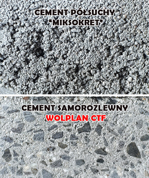 cement samorozlewny wolplan ctf vs cement miksokret